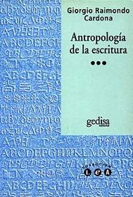 Antropologia de la escritura. 