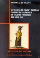 Literatura de viajes y Canarias "Tenerife en los relatos de viajeros franceses del siglo XVIII". 