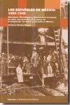 Los españoles de Mexico: 1880-1948. Asturianos, Montañeses y Vascos