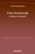 Franz Rosenzweig.Existencia y filosofía "existencia y filosofía". 