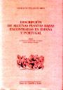 Descripción de algunas plantas raras encontradas en España y Portugal "Amberes, C. Plantin, 1576". 