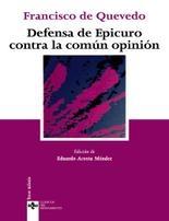 Defensa de Epicuro contra la común opinión