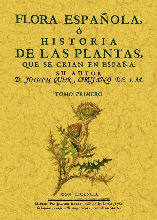 Flora española o historia de las plantas que se crian en España  "(6 Tomos)". 
