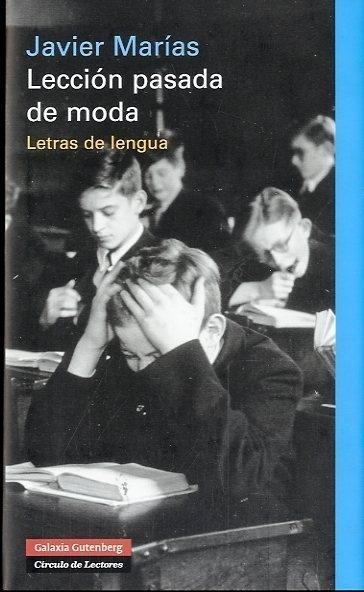 Lección pasada de moda "Letras de lengua"