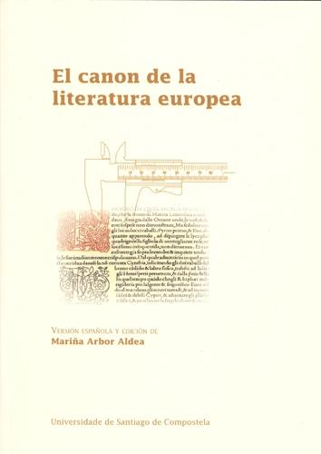 El canon de la literatura europea. 