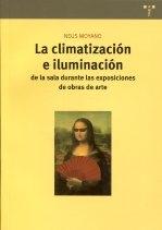 La climatización e iluminación de la sala durante la exposición de obras de arte. 