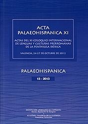 Acta Palaeohispanica XI - nº 13 - 2013. 