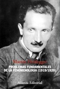 Problemas fundamentales de la fenomenología (1919/1920). 