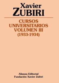 Cursos universitarios - Volumen III (1933-1934). 