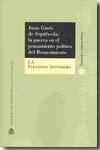 Juan Ginés de Sepúlveda : la guerra en el pensamiento político del Renacimiento. 