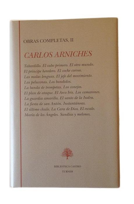 Obras Completas - II (Carlos Arniches). 