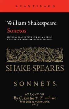 Sonetos (William Shakespeare) "Edición bilingüe"