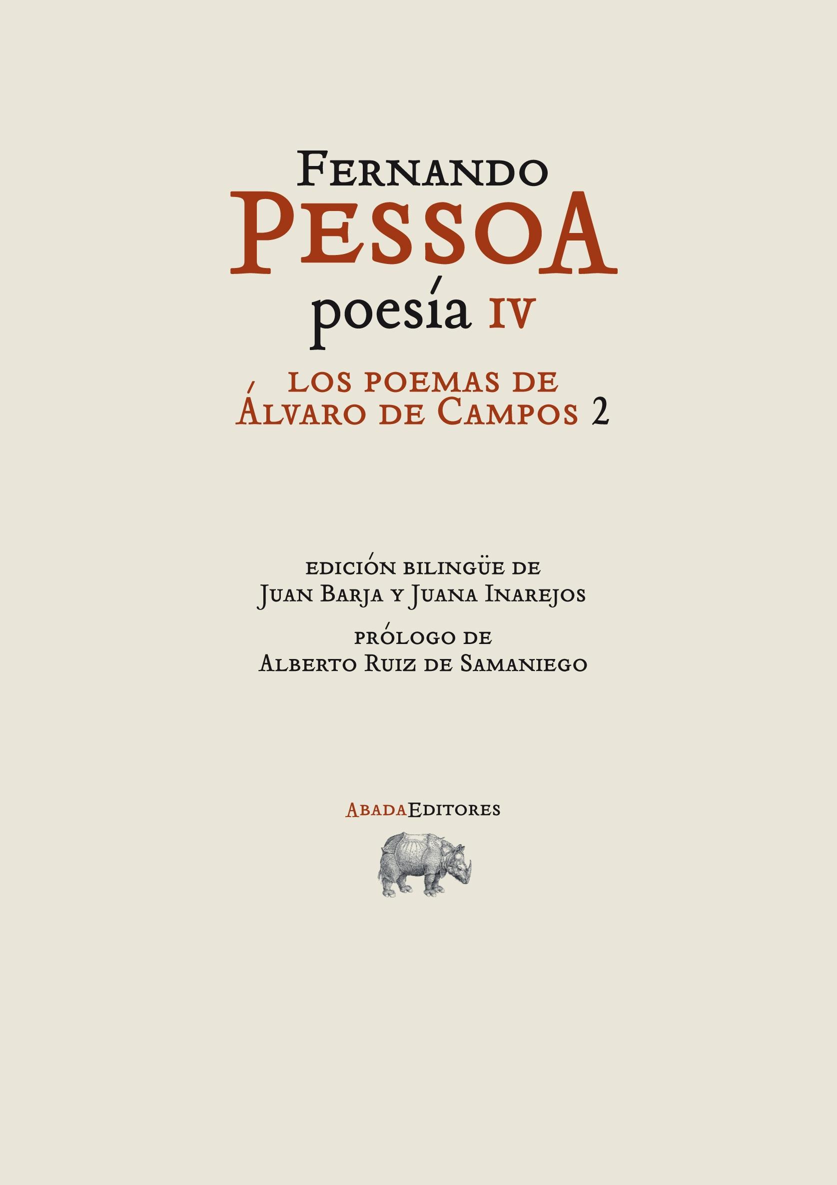 Poemas de Alvaro de Campos - 2