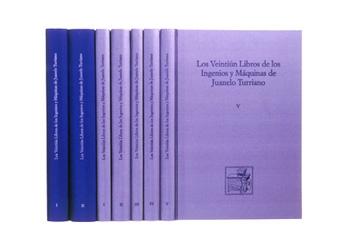Los Veintiún Libros de los Ingenios y Máquinas de Juanelo Turriano "(2 Vols. de transcripción + 5 Vols. de facsímiles)"