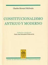 Constitucionalismo antiguo y moderno