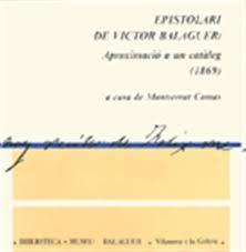 EPISTOLARI DE VICTOR BALAGUER: APROXIMACIO A UN CATALEG "(1869)"