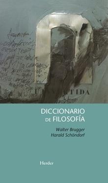 Diccionario de filosofía. 