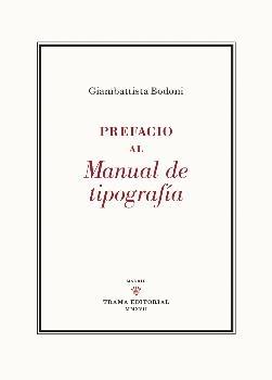 Prefacio al Manual de Tipografía