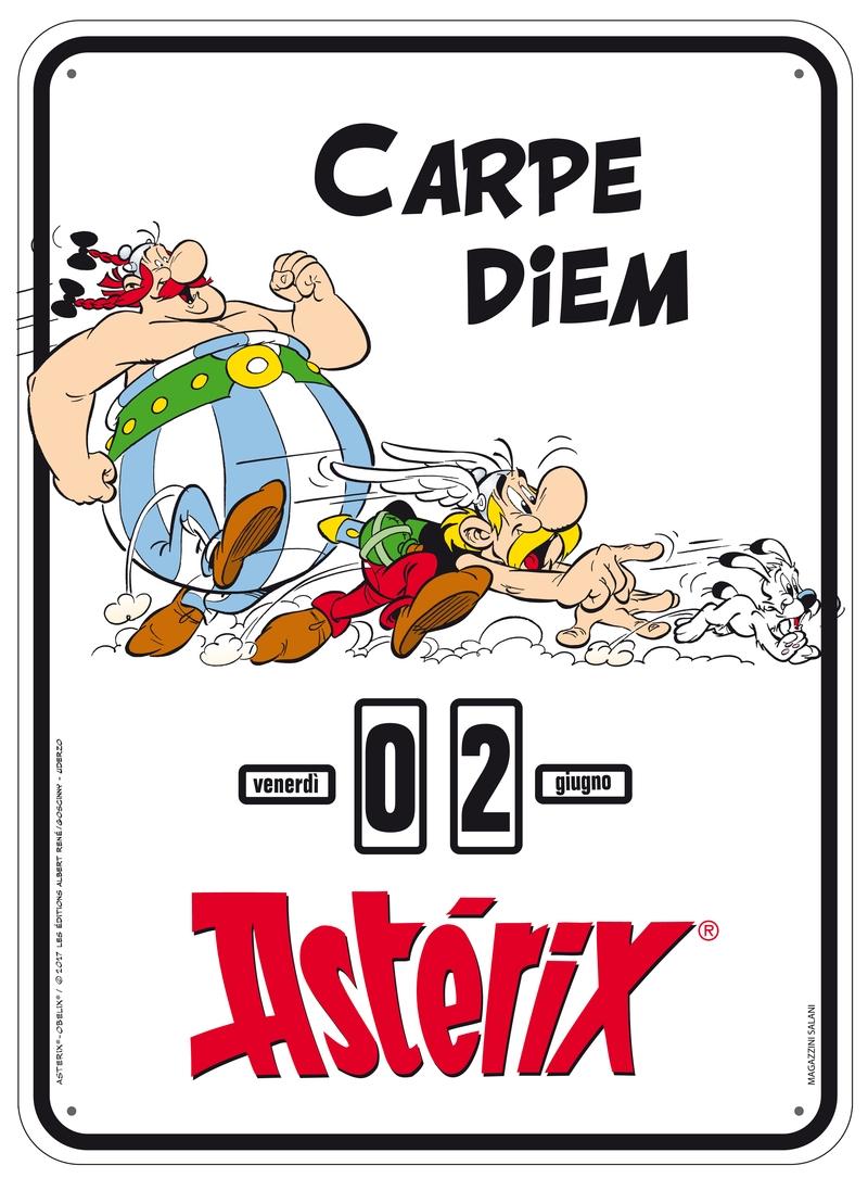 Calendario perpetuo Asterix. Carpe Diem