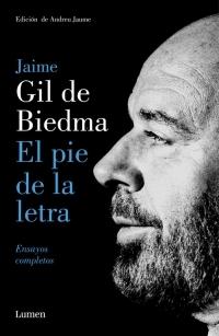 El pie de la letra "Ensayos completos"