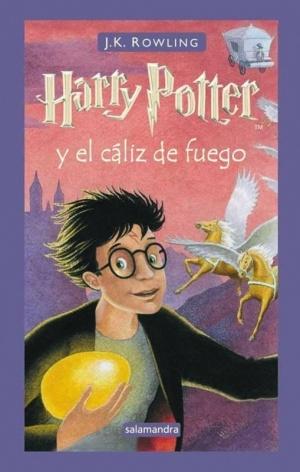 Harry Potter y el cáliz de fuego "(Harry Potter - 4)".