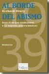 Al borde del abismo "Diez días que condujeron a la Segunda Guerra Mundial"