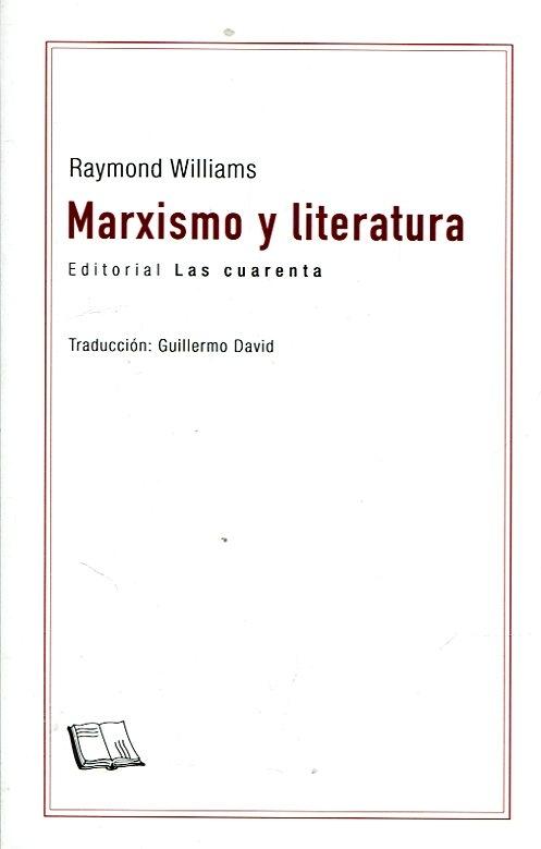 Marxismo y literatura. 