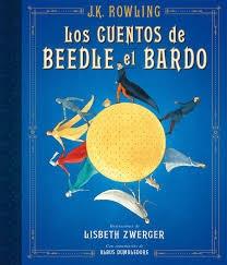 Los cuentos de Beedle el Bardo "(Un libro de la biblioteca de Hogwarts)".