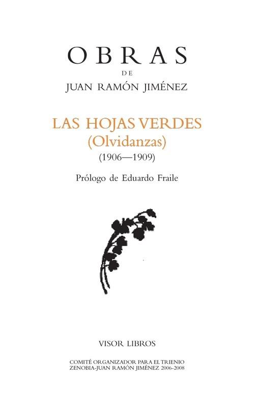 Las hojas verdes (Olvidanzas) (1906-1909)