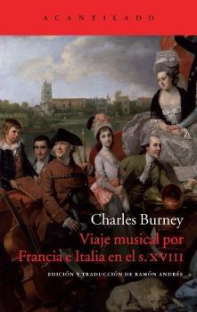 Viaje musical por Francia e Italia en el s. XVIII.