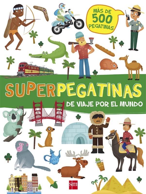 De viaje por el mundo "(Superpegatinas)". 