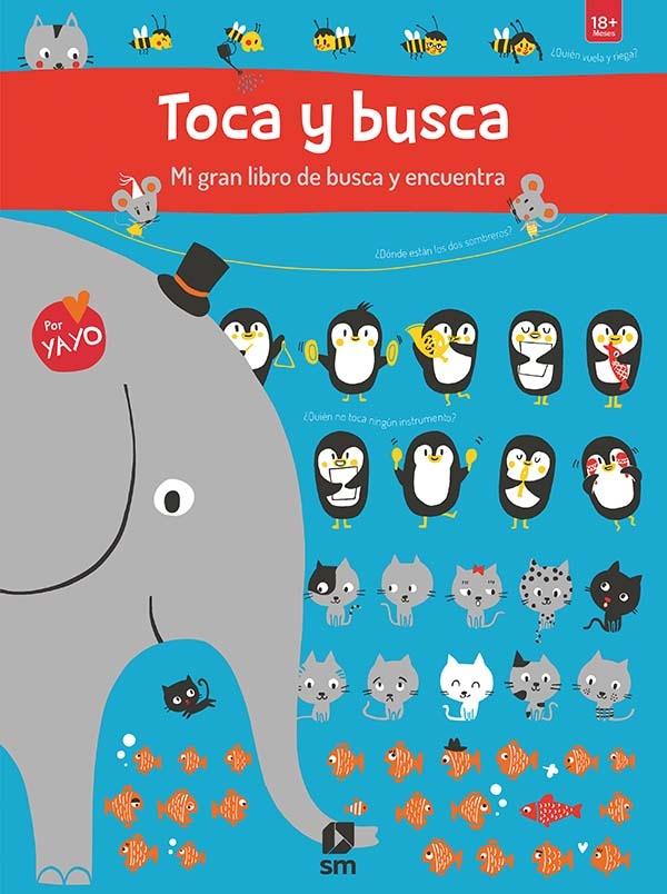 Toca y busca "Mi gran libro de busca y encuentra". 