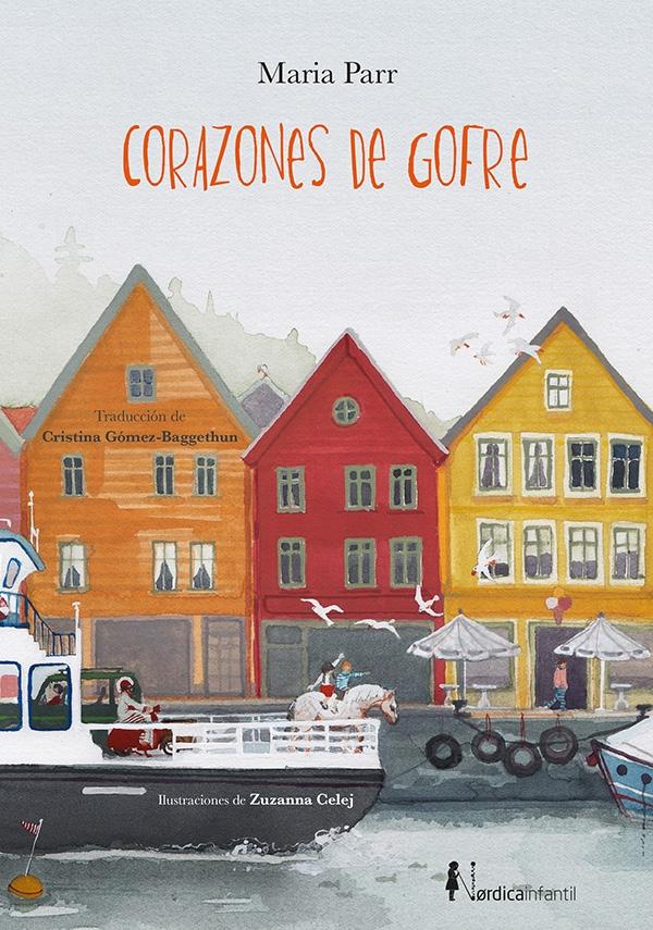 Corazones de gofre.