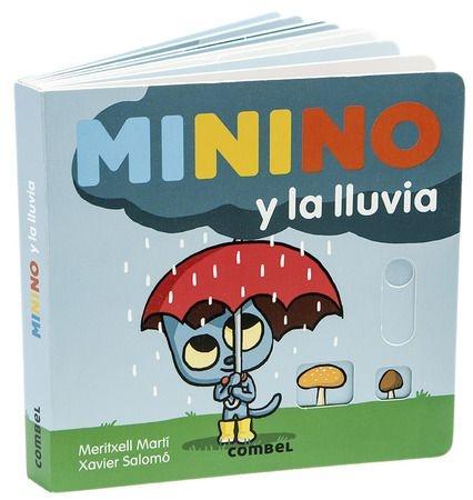 Minino y la lluvia. 