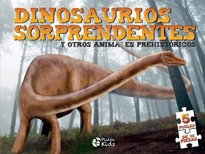 Dinosaurios sorprendentes y otros animales prehistóricos "(5 puzles de 35 piezas)". 