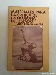 Materiales para la crítica de la filosofía del Estado.