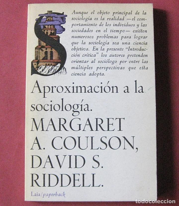 Aproximación a la sociología. 