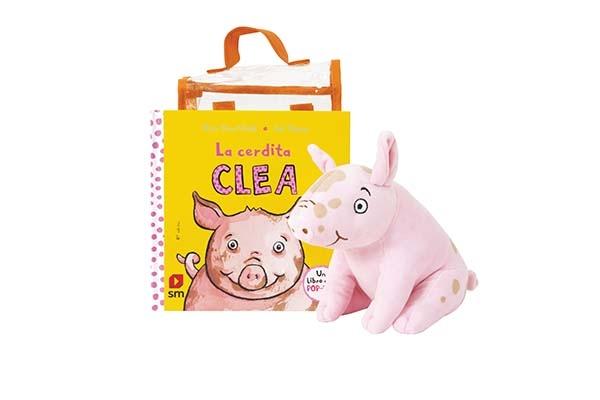 La cerdita Clea (Pack con muñeco). 