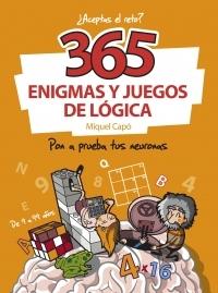 365 enigmas y juegos de lógica "¿Aceptas el reto?".