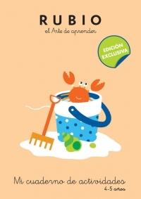 Mi cuaderno de actividades: 4-5 años "(Rubio. El arte de aprender)". 