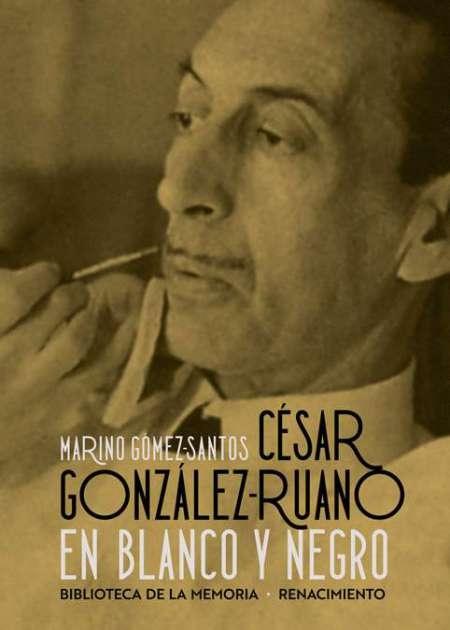 César González-Ruano en blanco y negro. 