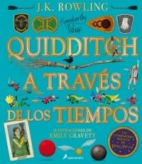 Quidditch a través de los tiempos "(Un libro de la biblioteca de Hogwarts - Edición ilustrada)".