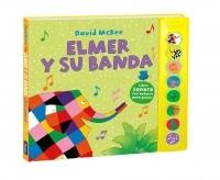 Elmer y su banda "(Libro sonoro con botones para pulsar)".