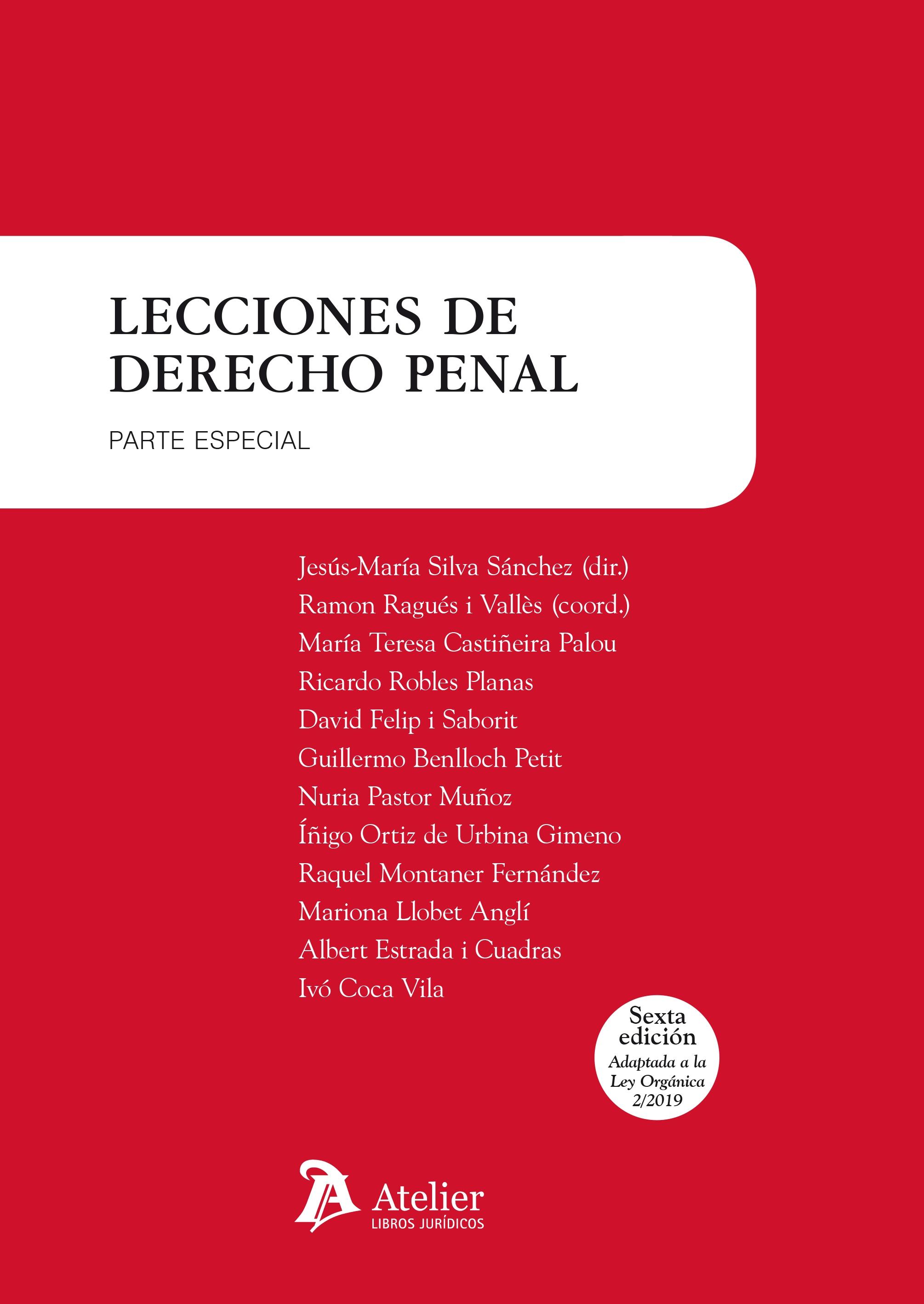 Lecciones de derecho penal. Parte especial