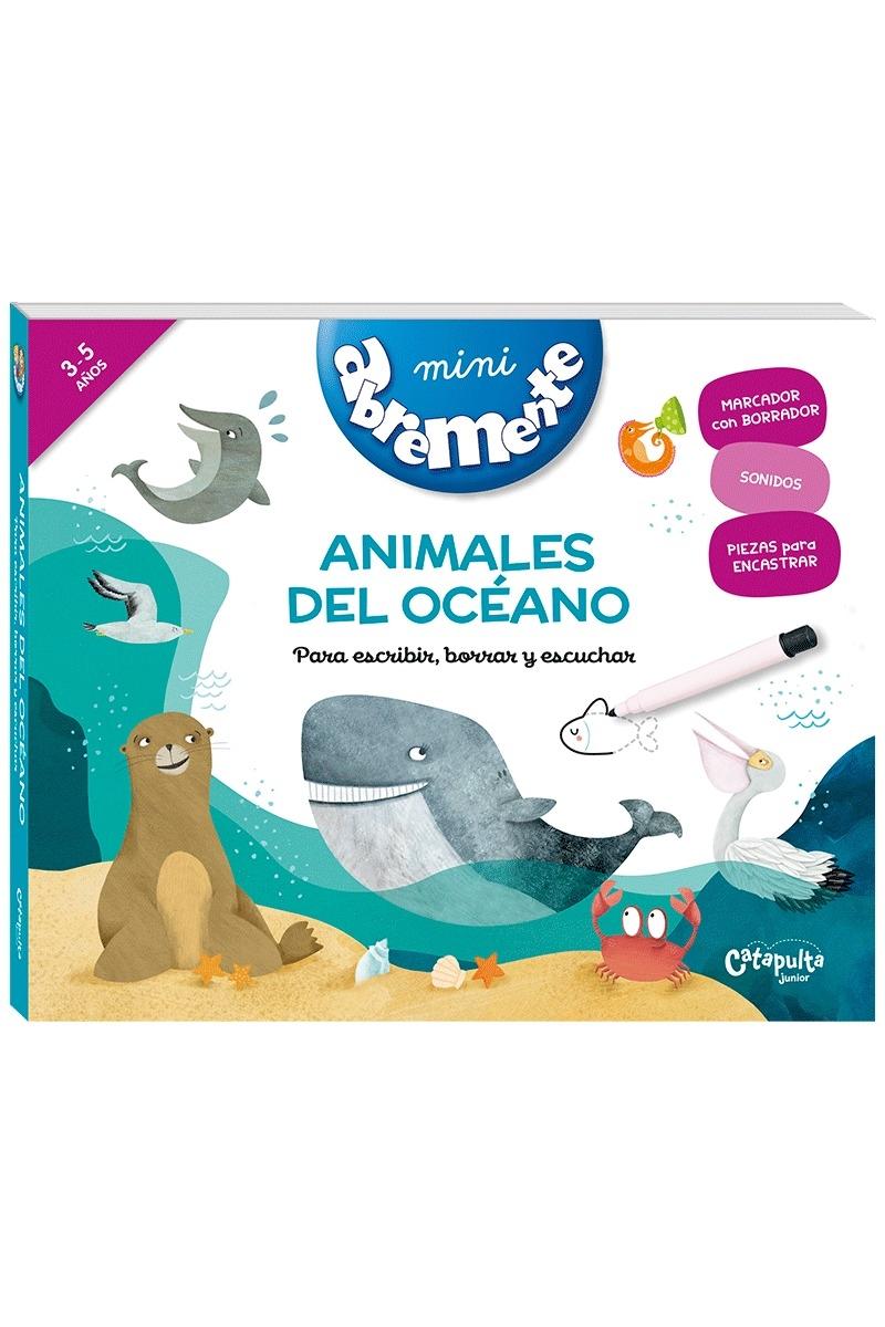 Animales del océano (Mini AbreMente) "Para escribir, borrar y escuchar"