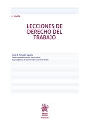 Lecciones de derecho del trabajo.