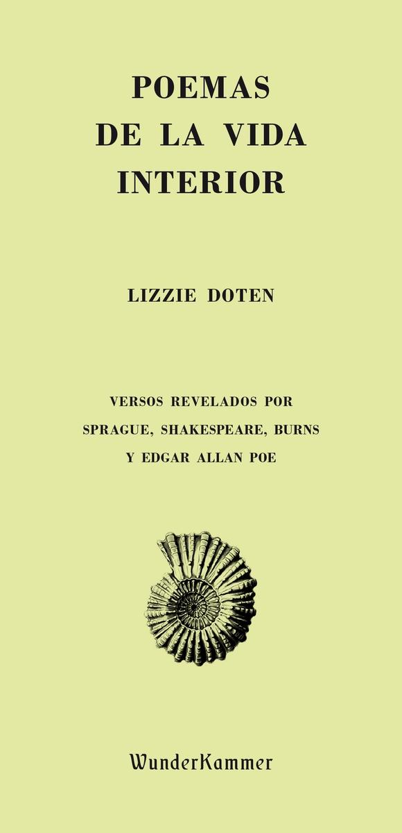 Poemas de la vida interior "Versos revelados por Sprague, Shakespeare, Burns y E. A. Poe"