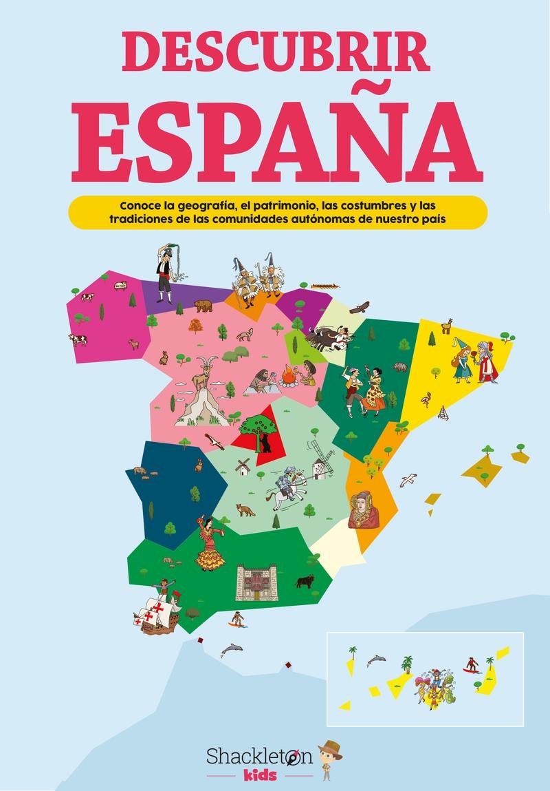 Descubrir España "Conoce la geografía, el patrimonio, las costumbres y las tradiciones de cada comunidad autónoma". 