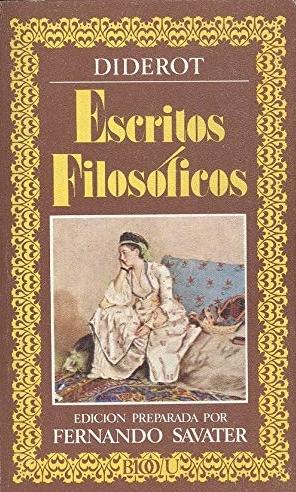Escritos filosóficos "(Denis Diderot)".