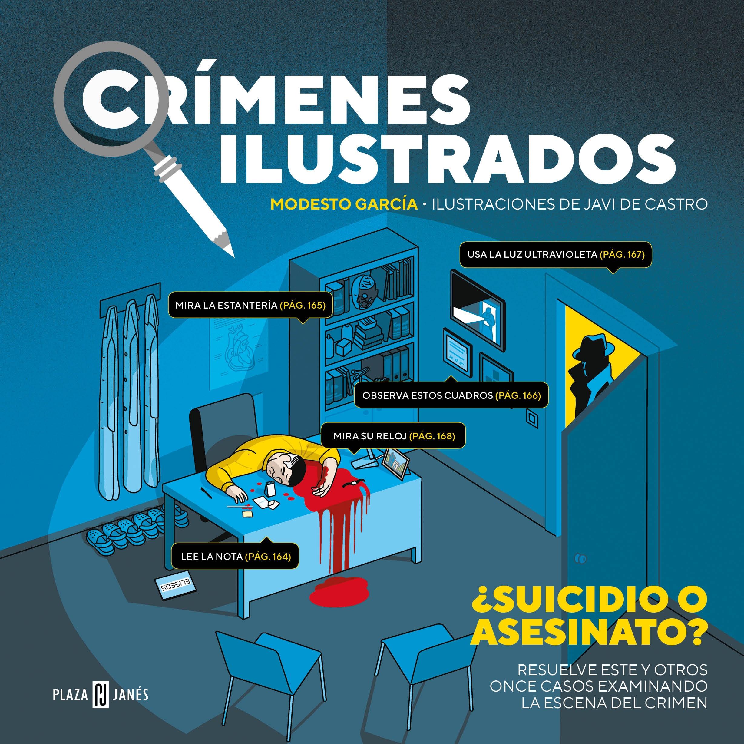 Crímenes ilustrados "Resuelve los casos examinando la escena del crimen"